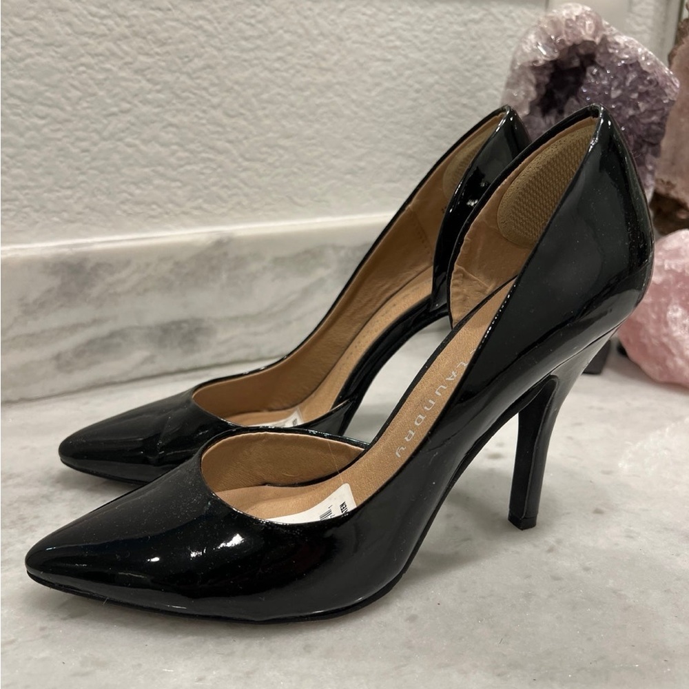 Chinese Laundry Black Stiletto Heels Size 7.5